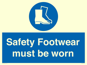 Safety Footwear must be worn